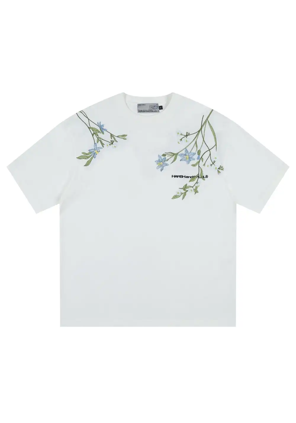 HARSH AND CRUEL丨Monet Garden Embroidered Tee