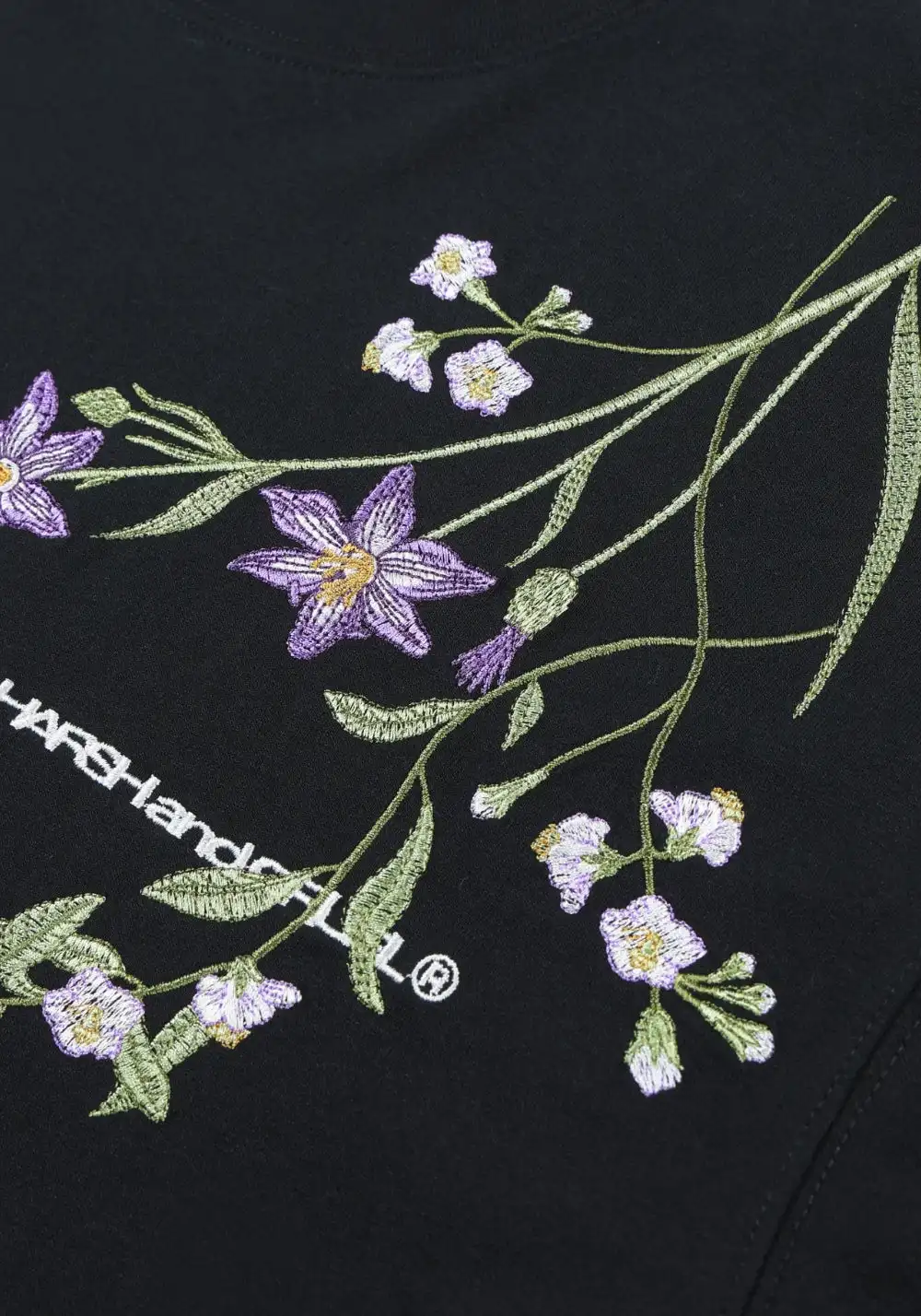 HARSH AND CRUEL丨Monet Garden Embroidered Tee