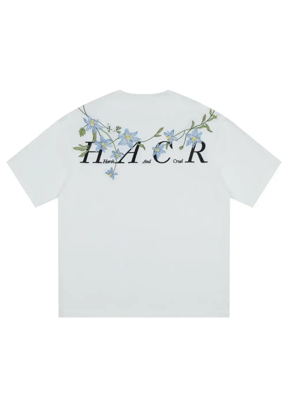 HARSH AND CRUEL丨Monet Garden Embroidered Tee
