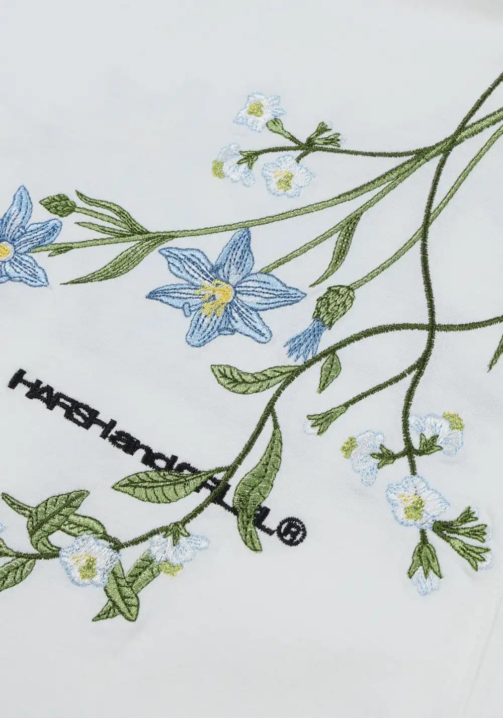 HARSH AND CRUEL丨Monet Garden Embroidered Tee
