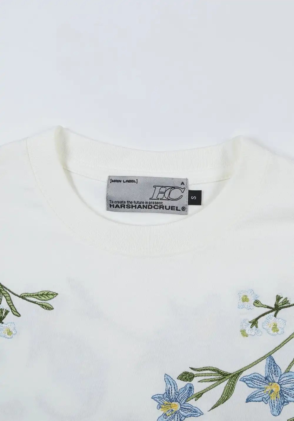 HARSH AND CRUEL丨Monet Garden Embroidered Tee