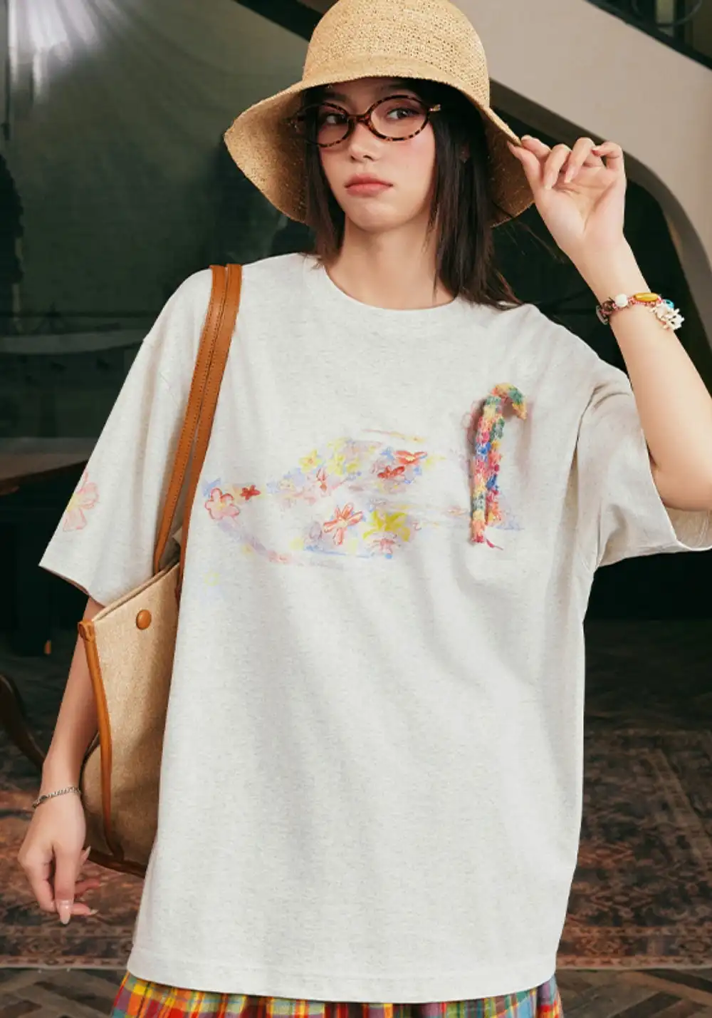 HARSH AND CRUEL丨Glitter Bow Tee