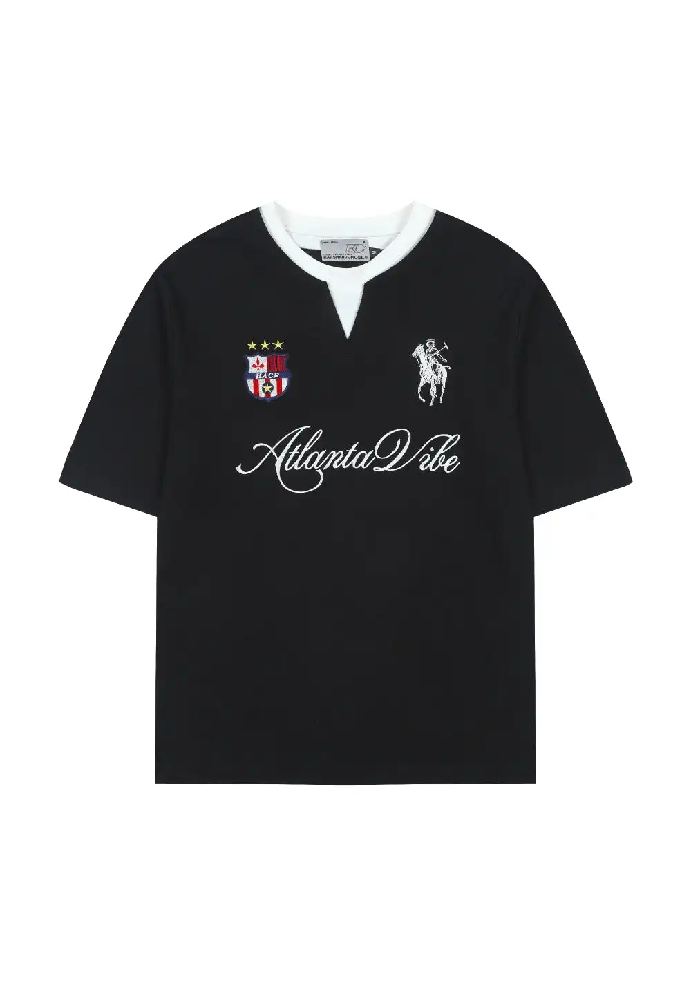 HARSH AND CRUEL丨Retro Jersey Patch Tee