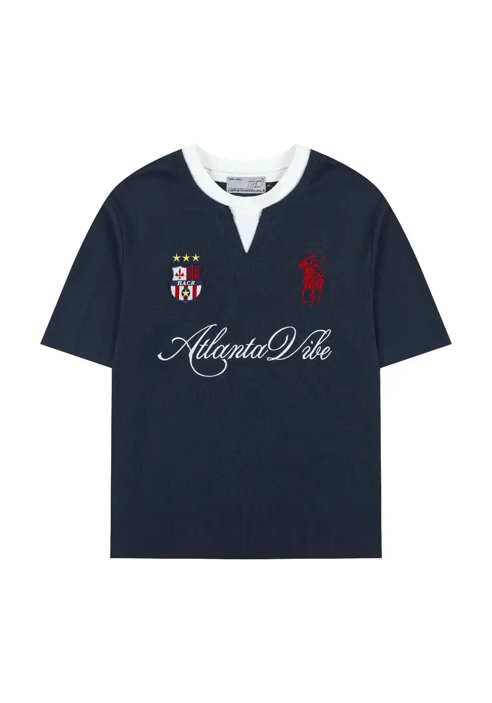 HARSH AND CRUEL丨Retro Jersey Patch Tee