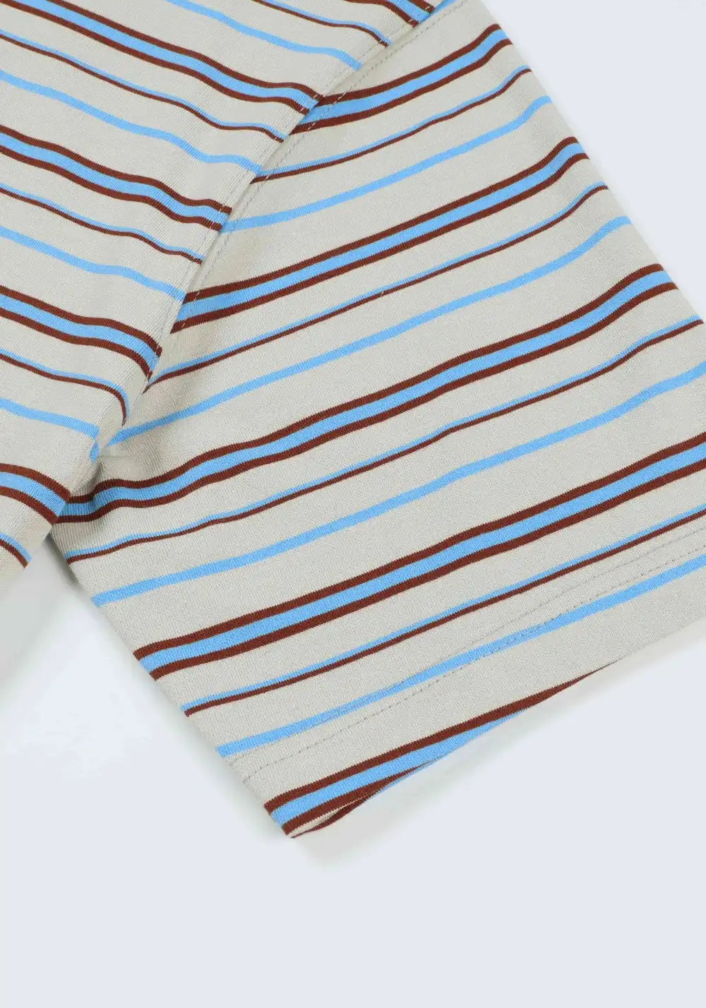 HARSH AND CRUEL丨Retro Stripe Collar Tee
