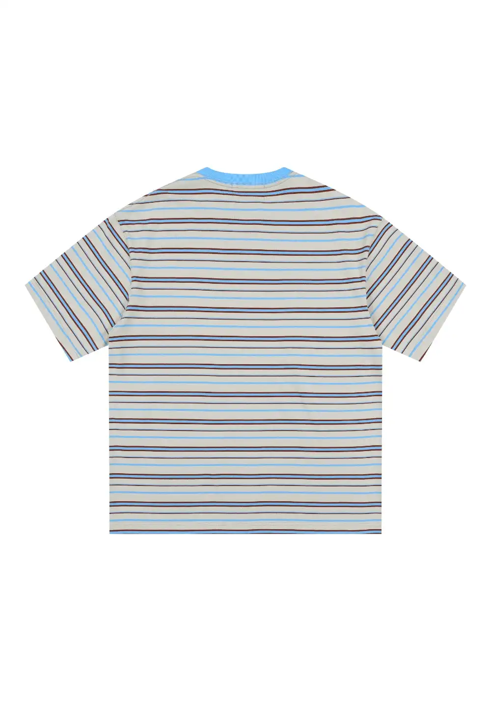HARSH AND CRUEL丨Retro Stripe Collar Tee