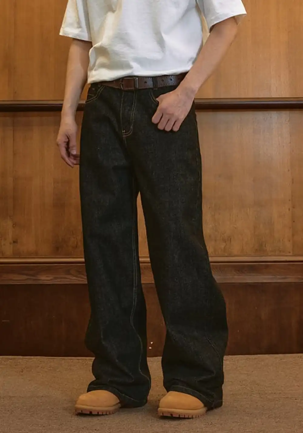 HARSH AND CRUEL丨Korean Straight Jeans