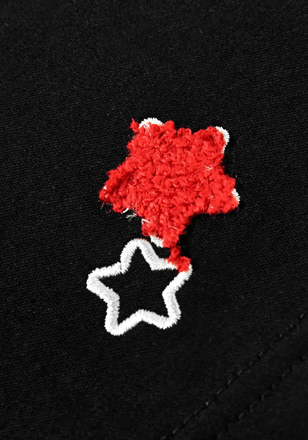 HARSH AND CRUEL丨Apple Embroidery Fitted Tee