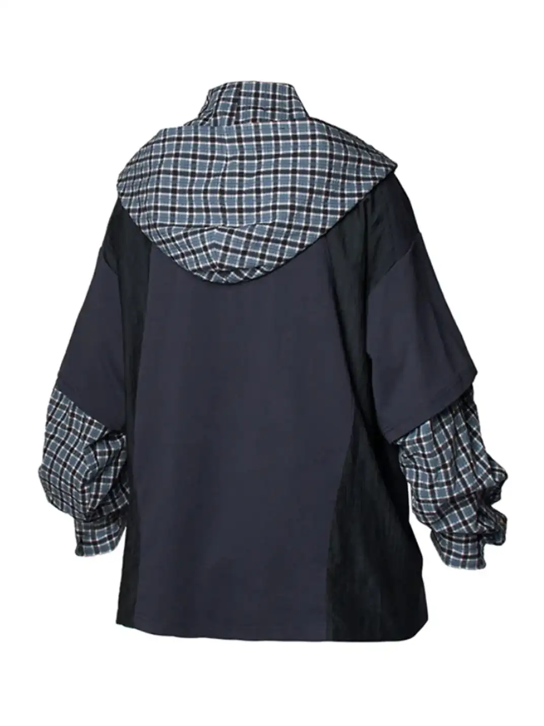 RELABEL丨Textured Detachable Hood Shirt