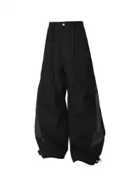 RELABEL丨Spliced Windproof Panel Track Pants