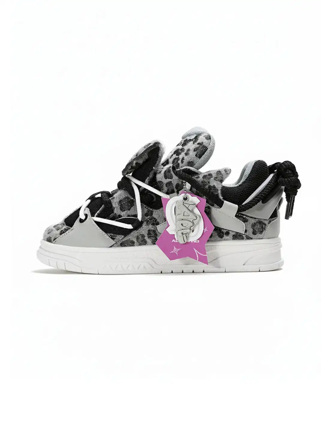 ADC丨Whale Series Platform Streetwear Sneakers – Black