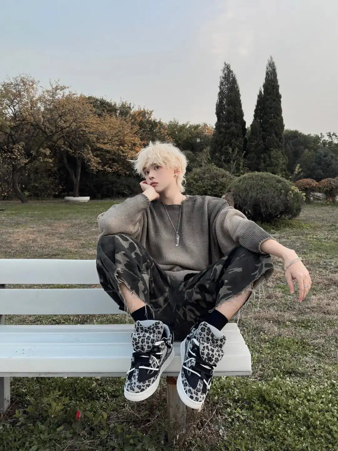 ADC丨Whale Series Platform Streetwear Sneakers – Black