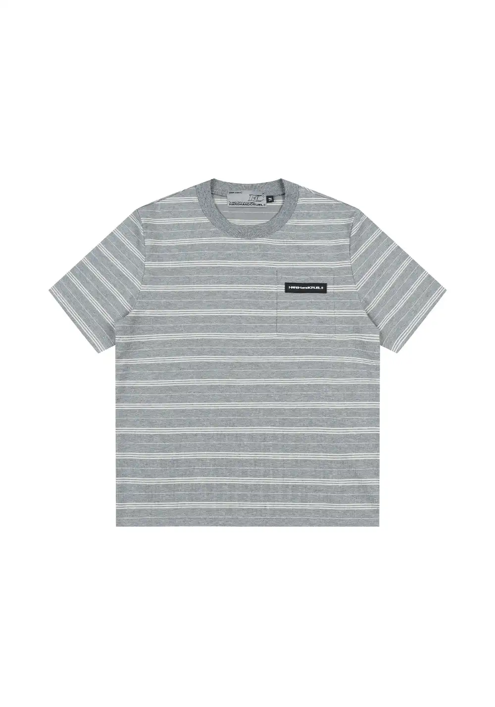 HARSH AND CRUEL丨Retro Stripe Miu-fit Tee
