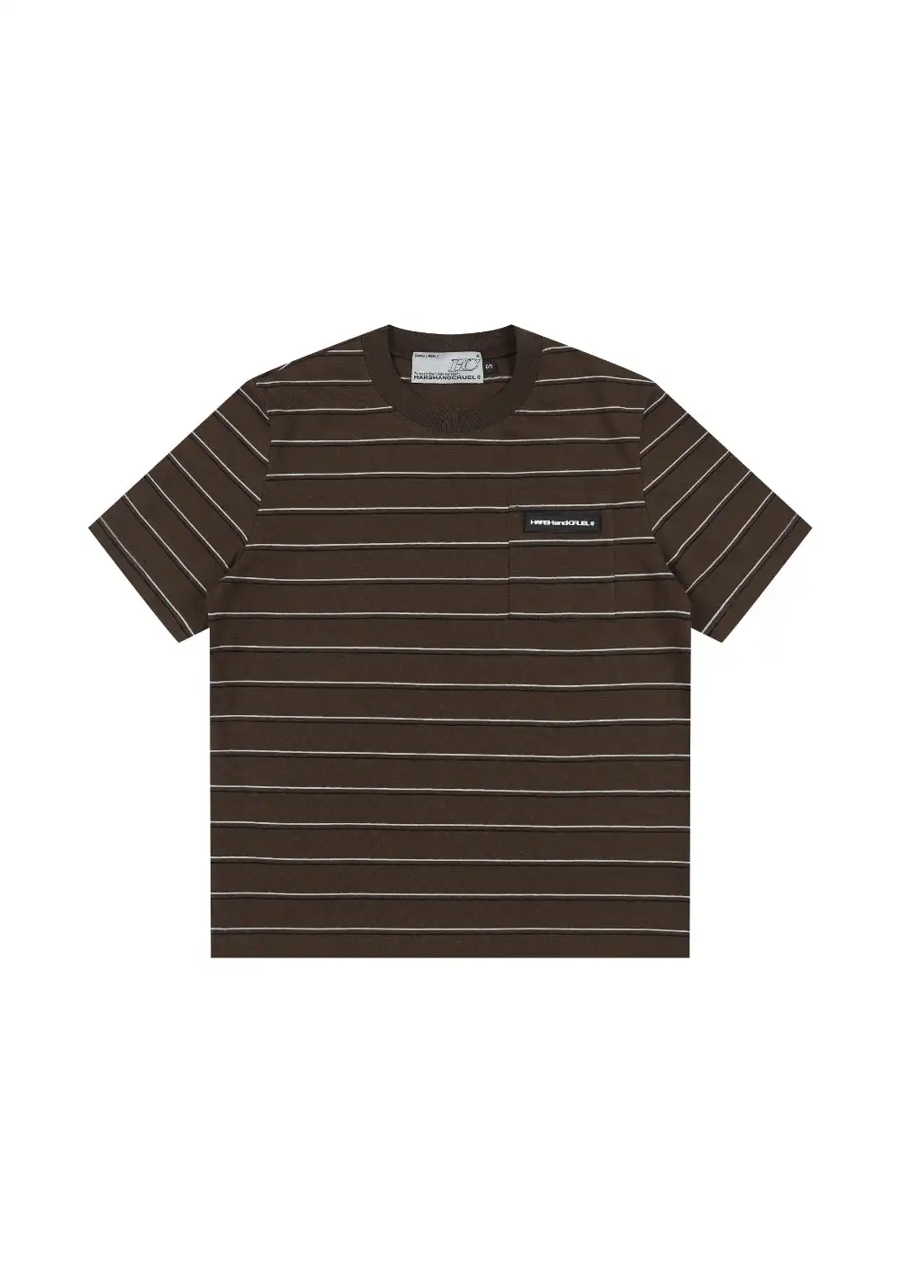 HARSH AND CRUEL丨Retro Stripe Miu-fit Tee