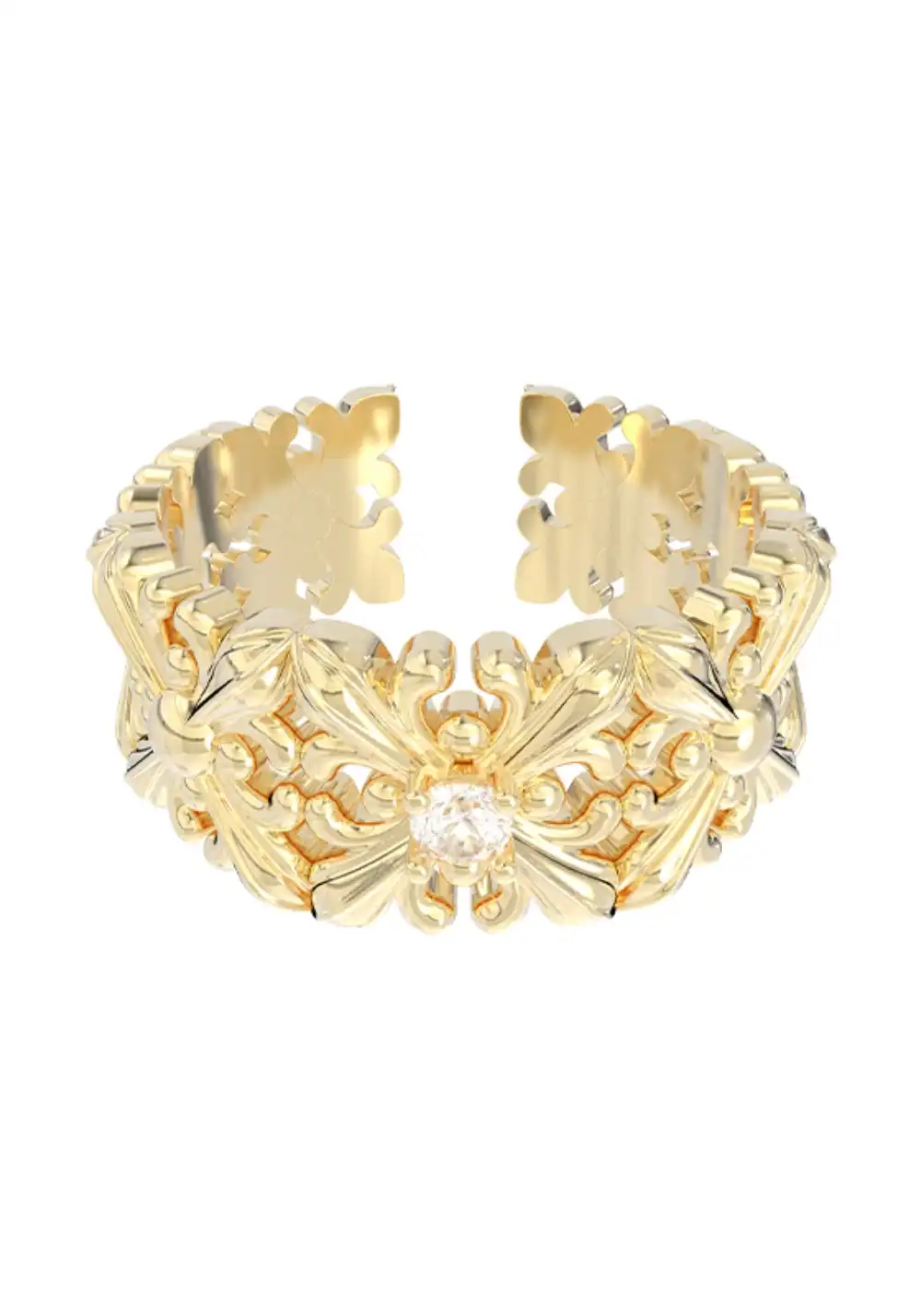 SUN HUNTER丨Full-Circle Iris Flower Ring