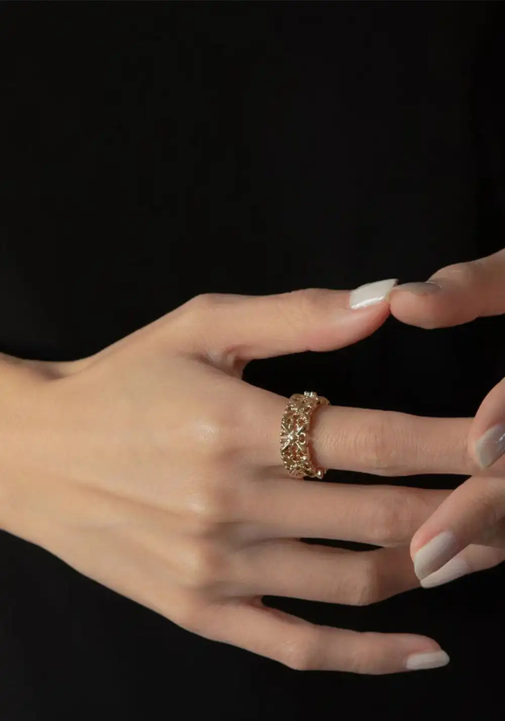 SUN HUNTER丨Full-Circle Iris Flower Ring