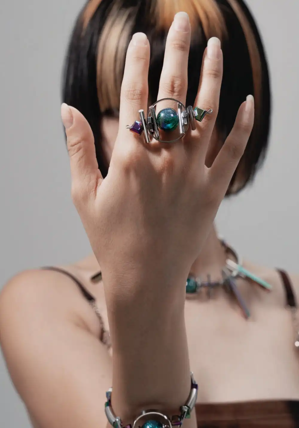 SUN HUNTER丨Industrial Punk Titanium Ring