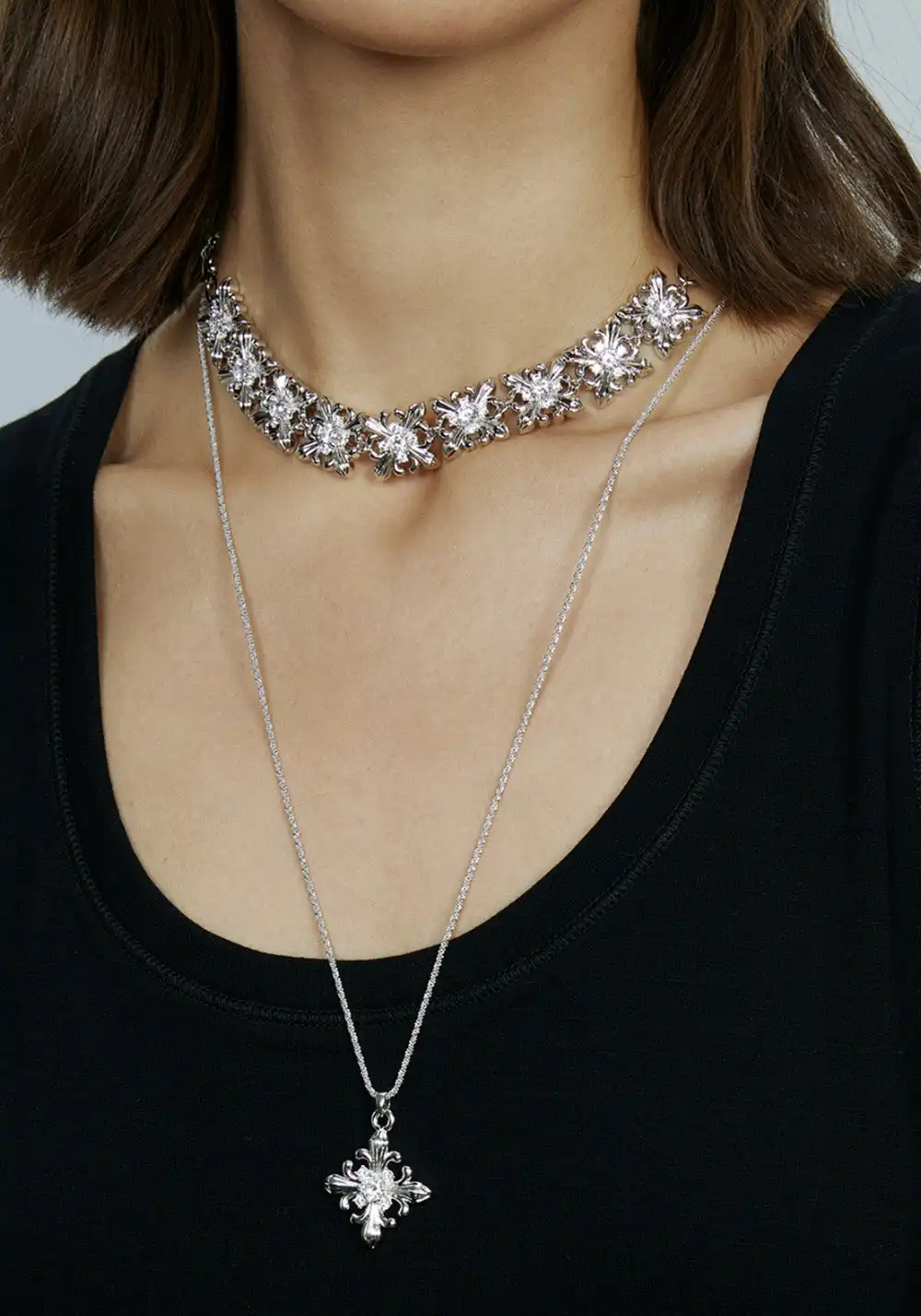 SUN HUNTER丨Long Iris Flower Necklace