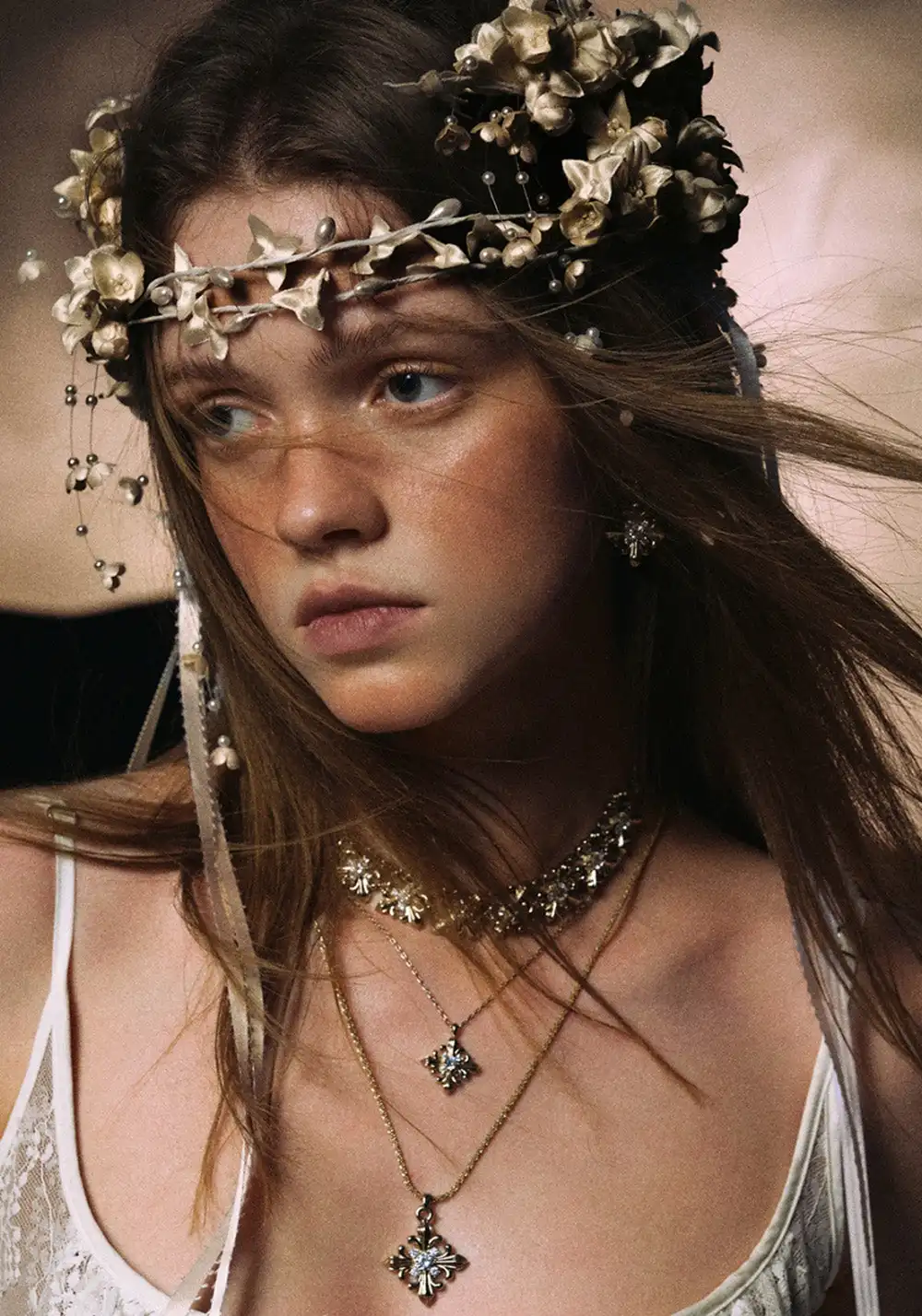 SUN HUNTER丨Long Iris Flower Necklace