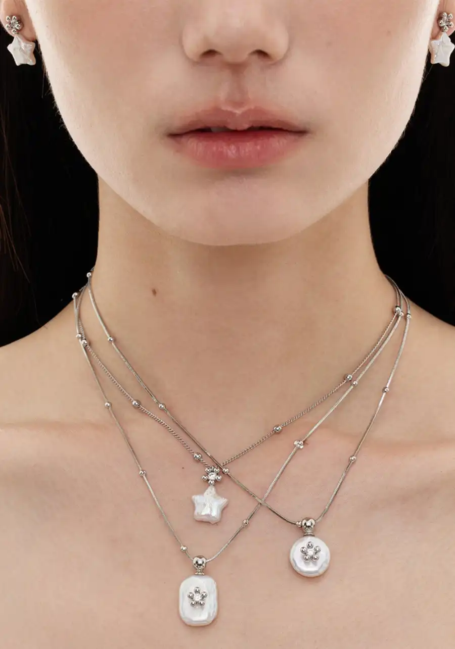SUN HUNTER丨Star & Baroque Pearl Necklace - 2