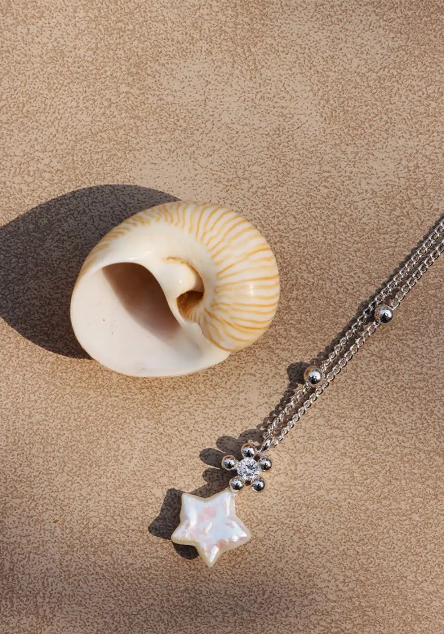 SUN HUNTER丨Star & Baroque Pearl Necklace - 4