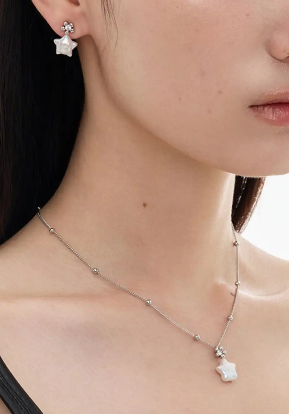 SUN HUNTER丨Star & Baroque Pearl Necklace