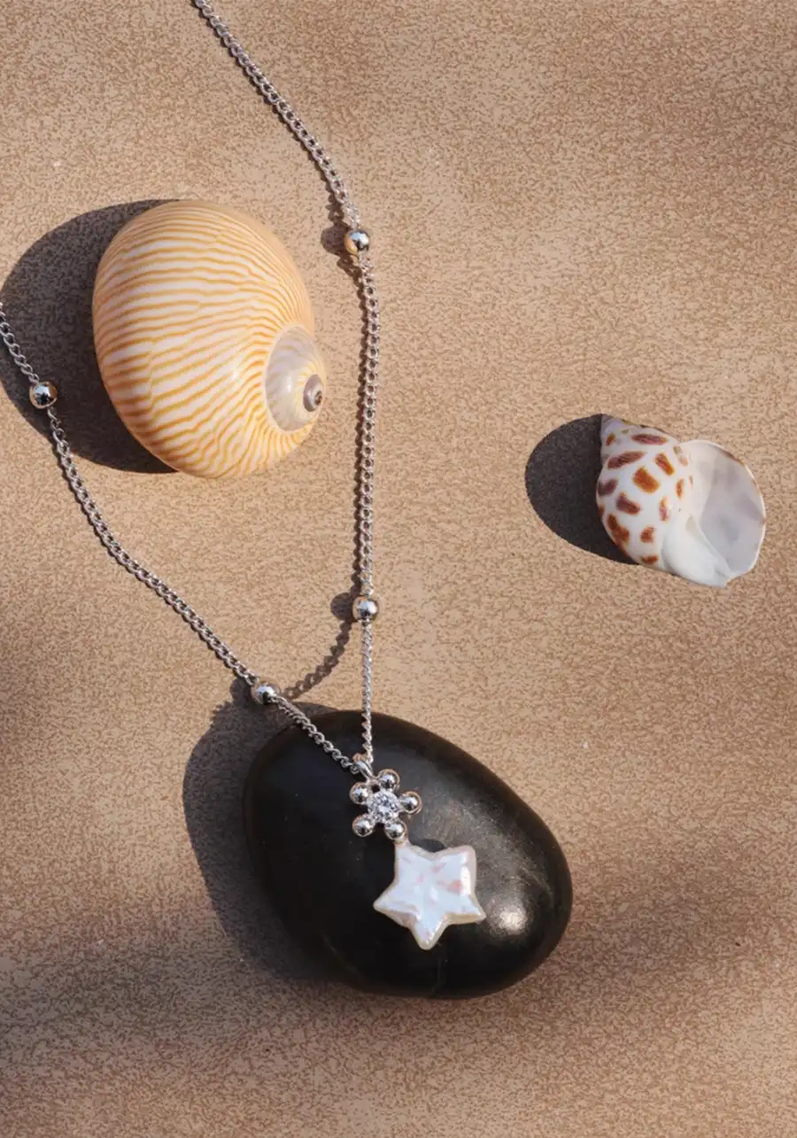 SUN HUNTER丨Star & Baroque Pearl Necklace - 3