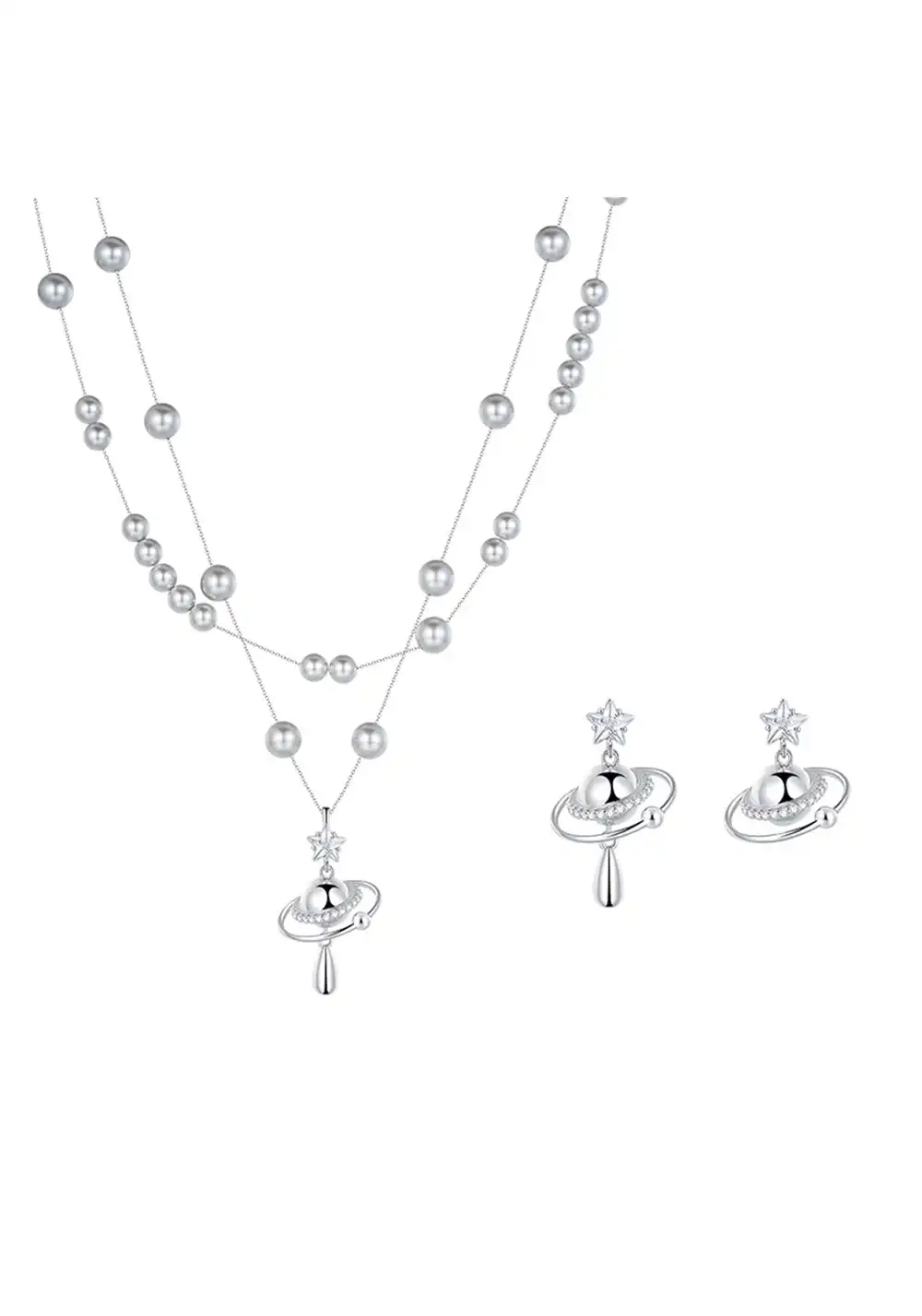 SUN HUNTER丨Planet Pearl Necklace