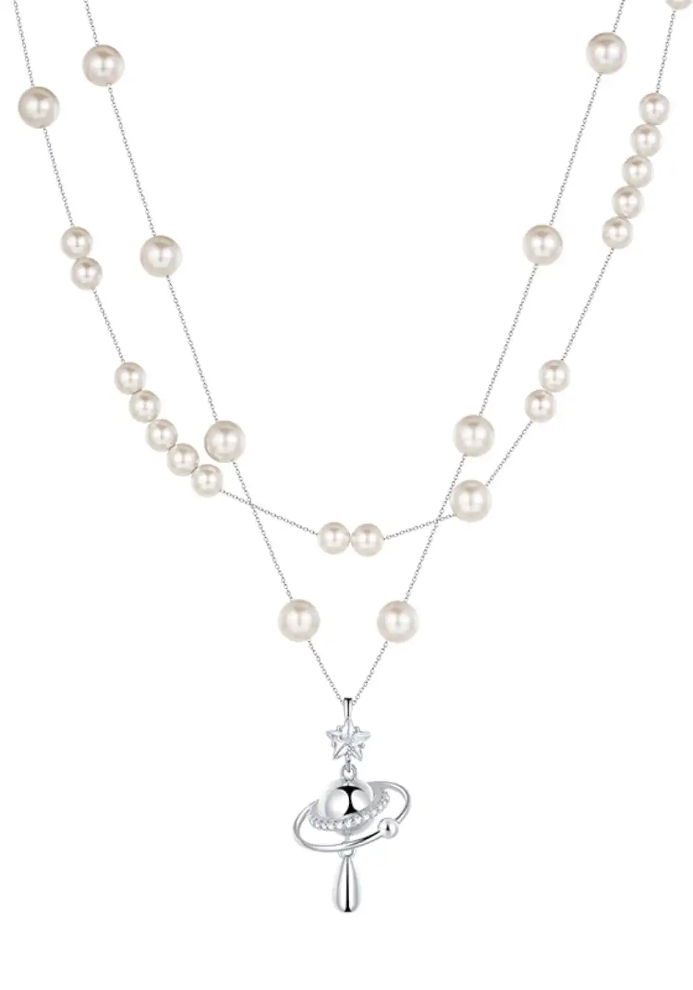 SUN HUNTER丨Planet Pearl Necklace