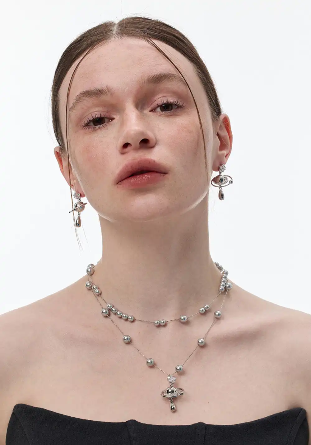 SUN HUNTER丨Planet Pearl Necklace