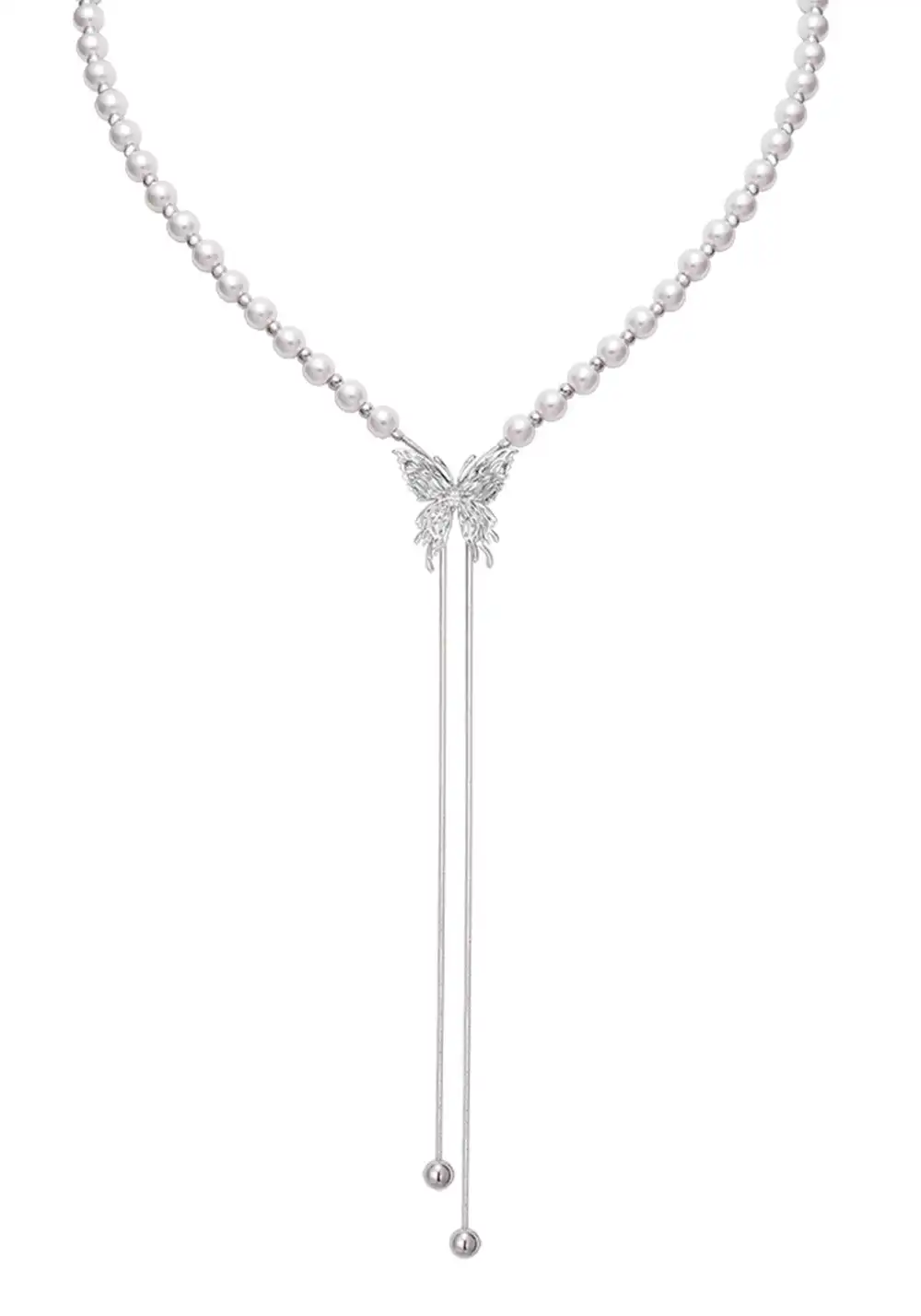 SUN HUNTER丨Adjustable Pearl Butterfly Necklace