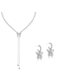 SUN HUNTER丨Adjustable Pearl Butterfly Necklace