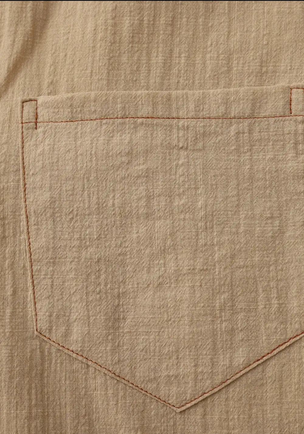 NyDkyel丨Tencel Linen Blend Wooden Button Short Crop Shirt