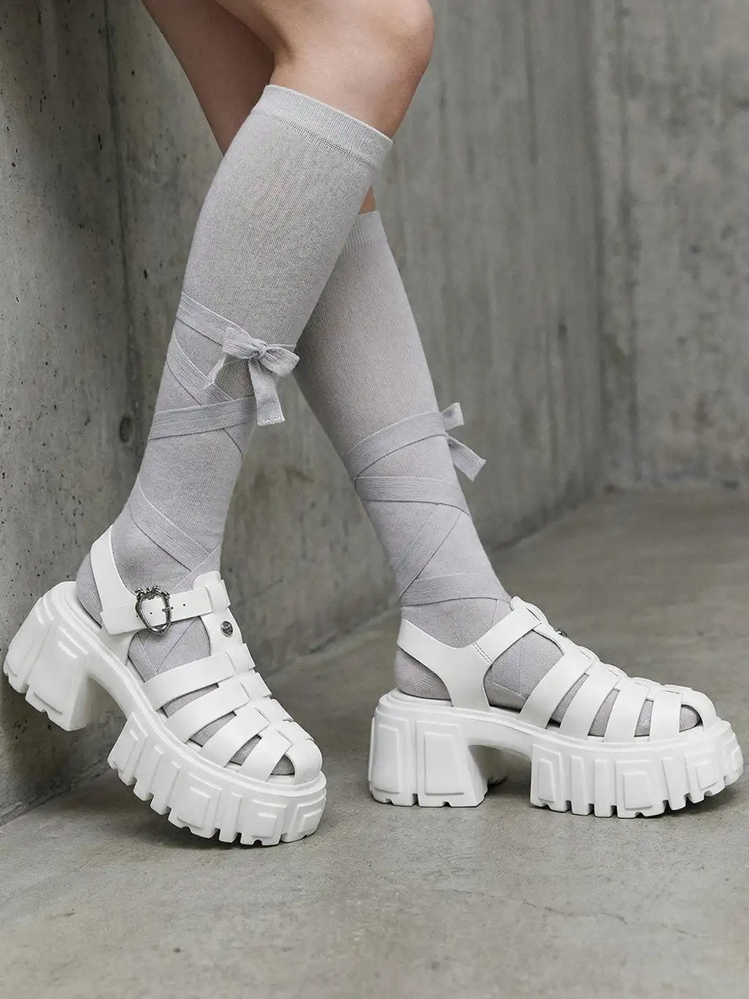 FYSPR丨Chunky Heel Roman Sandals