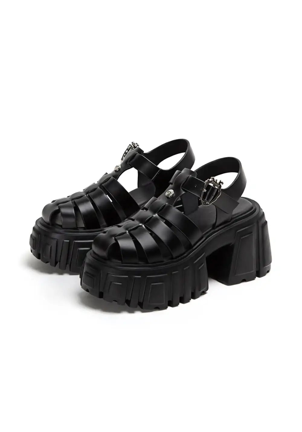 FYSPR丨Chunky Heel Roman Sandals