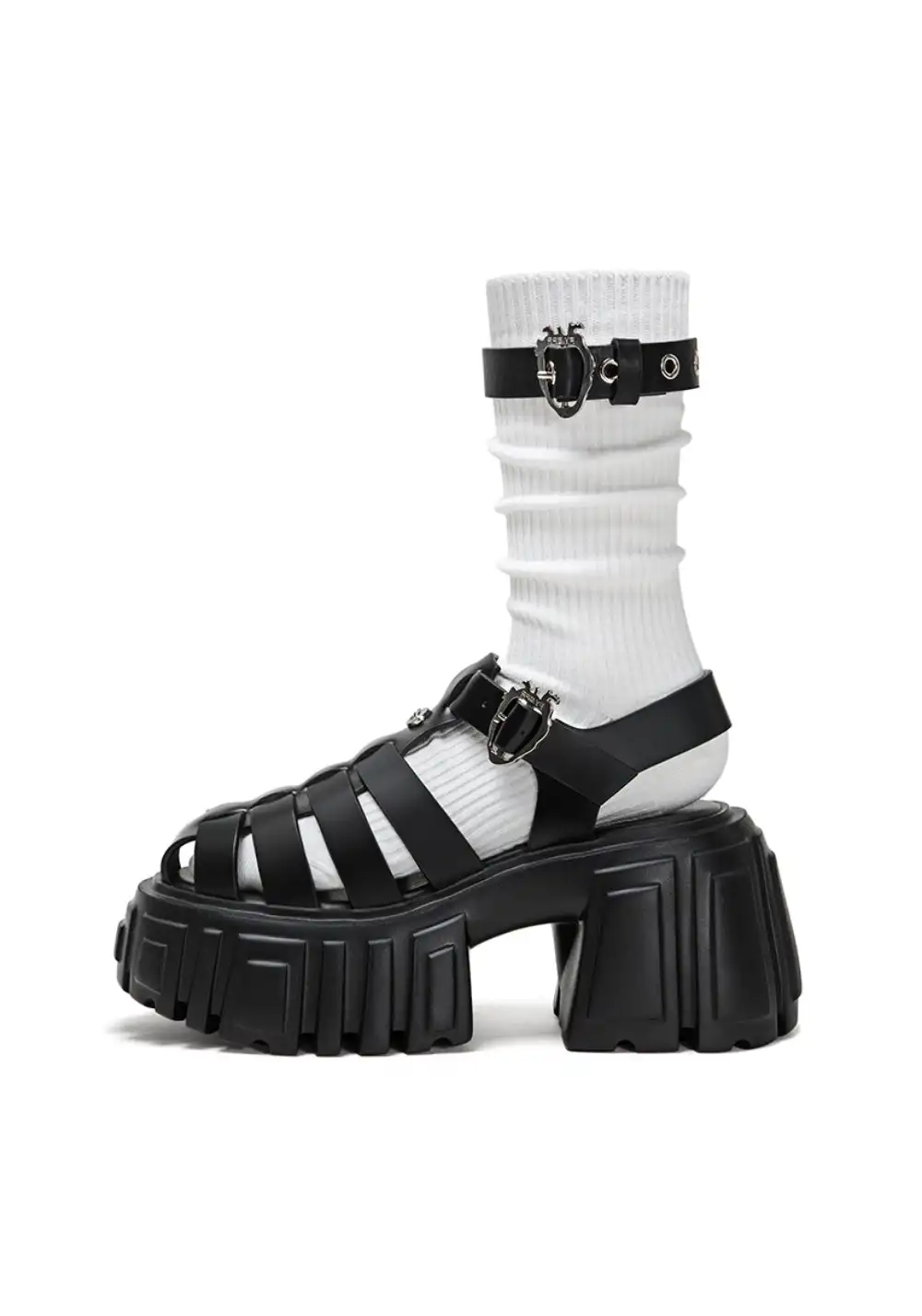 FYSPR丨Chunky Heel Roman Sandals