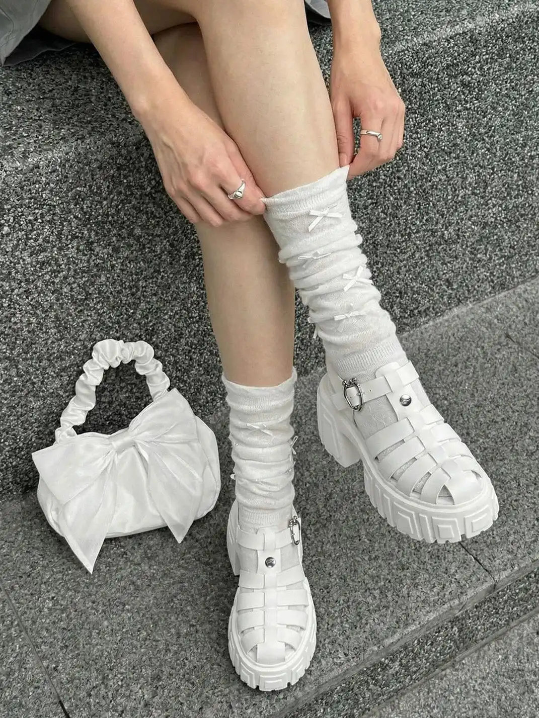 FYSPR丨Chunky Heel Roman Sandals