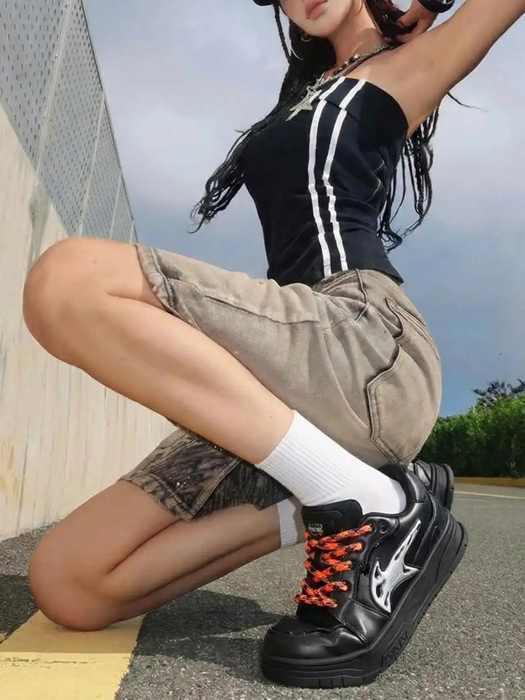ADC丨K Series Suede Platform Sneakers