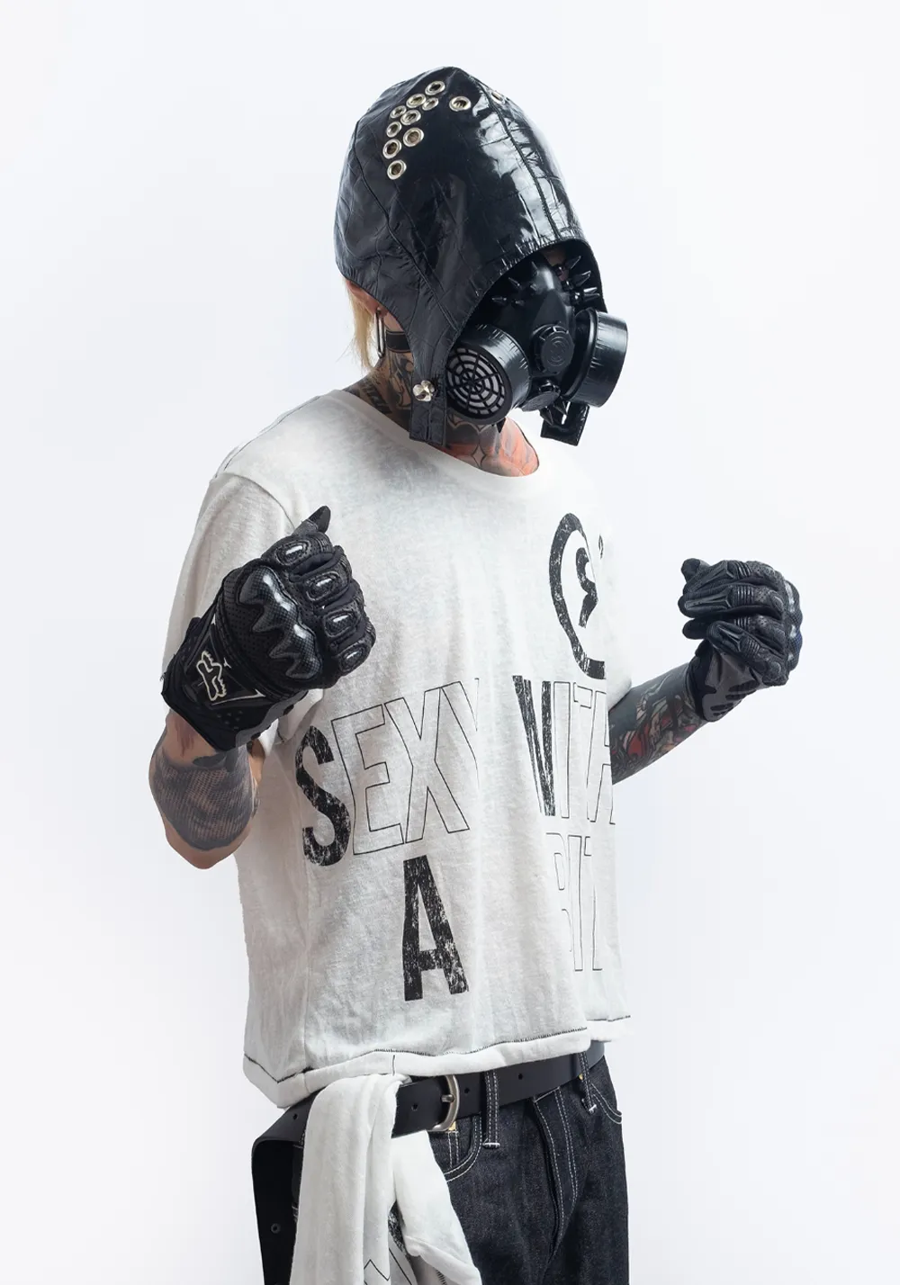 FVVO丨“SEXY WITH A BIT”DTG Printed T-Shirt-White