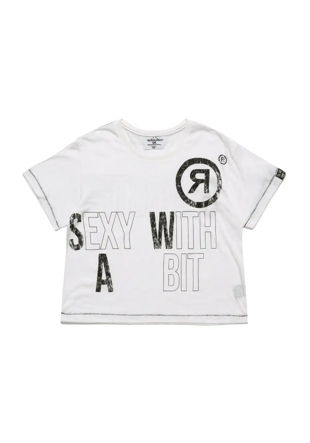 FVVO丨“SEXY WITH A BIT”DTG Printed T-Shirt-White