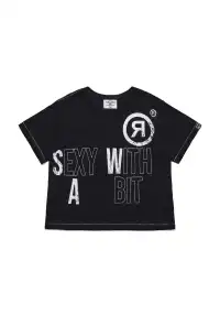 FVVO丨“SEXY WITH A BIT”DTG Printed T-Shirt-Black