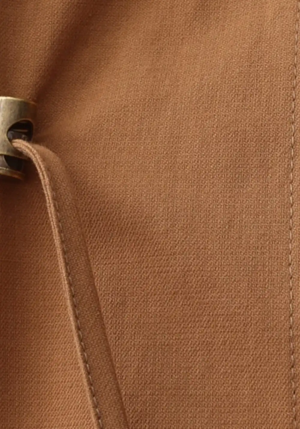 NyDkyel丨Adjustable Linen Button Shirt-Brown