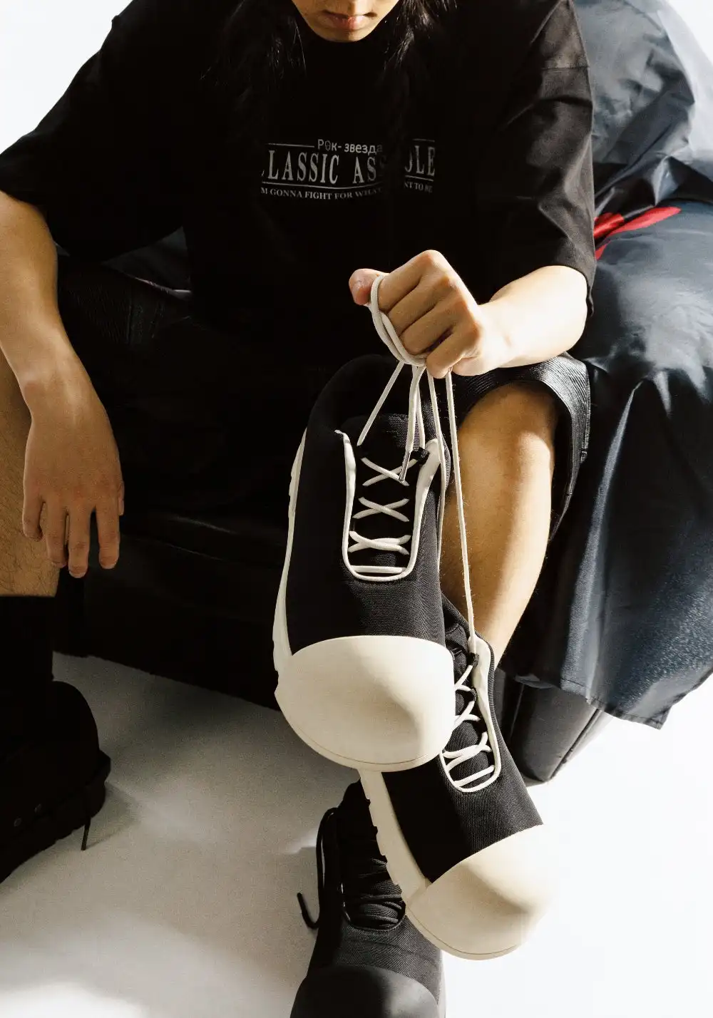 FVVO丨THICK SOLED LOW BOOTS-Black&White