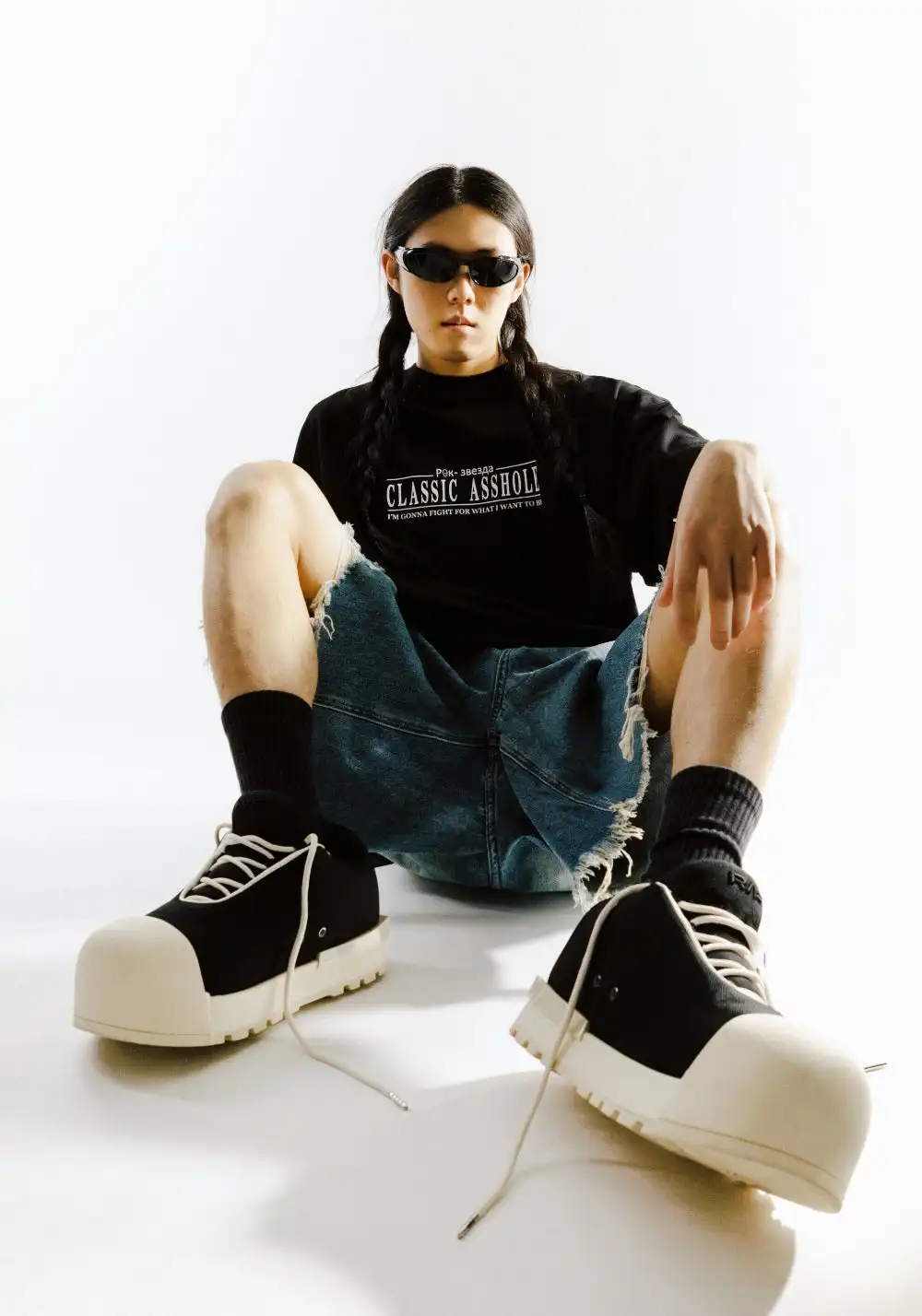 FVVO丨THICK SOLED LOW BOOTS-Black&White