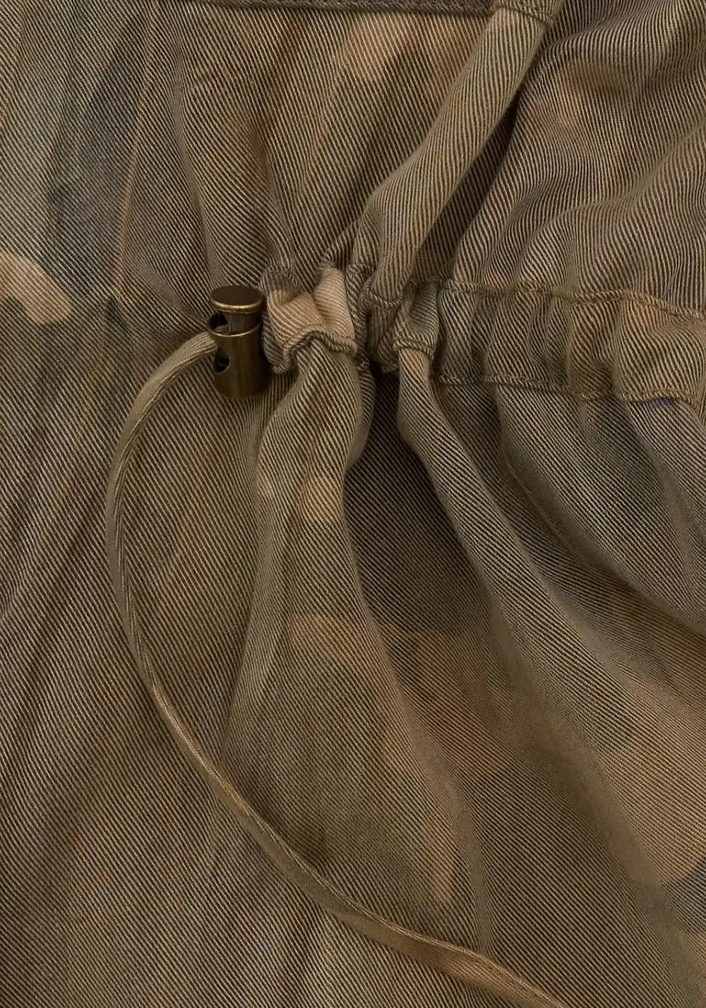 NyDkyel丨Tencel Camo Draped Shirt