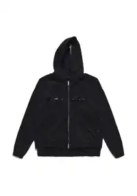 FVVO丨Dirty Washed Ripped Pocket Zip-up Hoodie