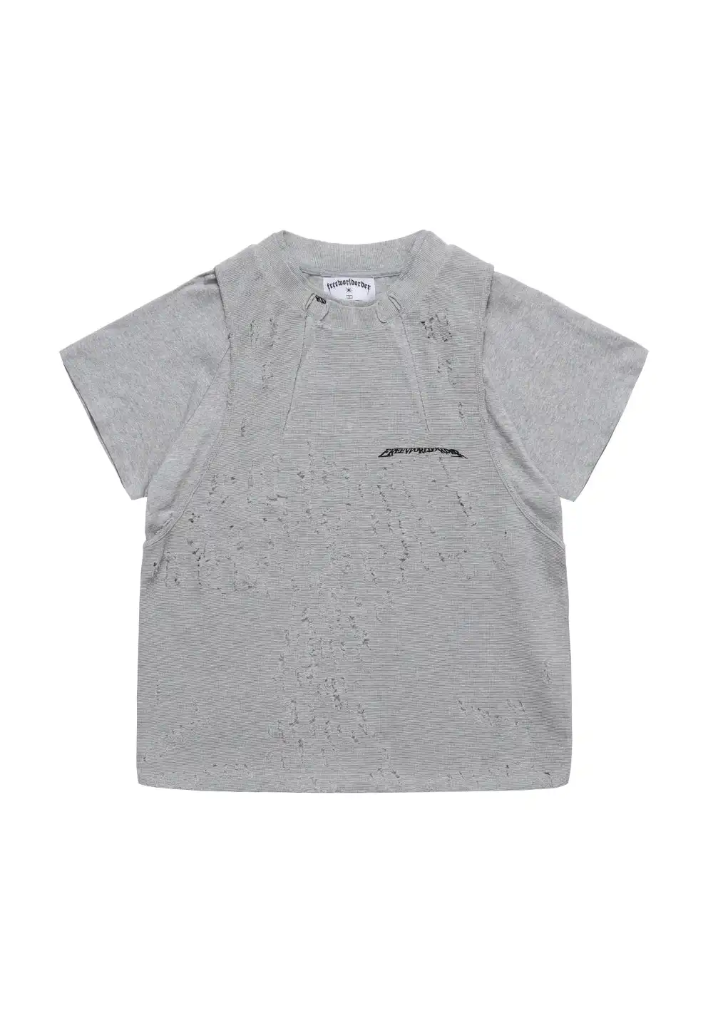 FVVO Broken hole three piece top set-Gray