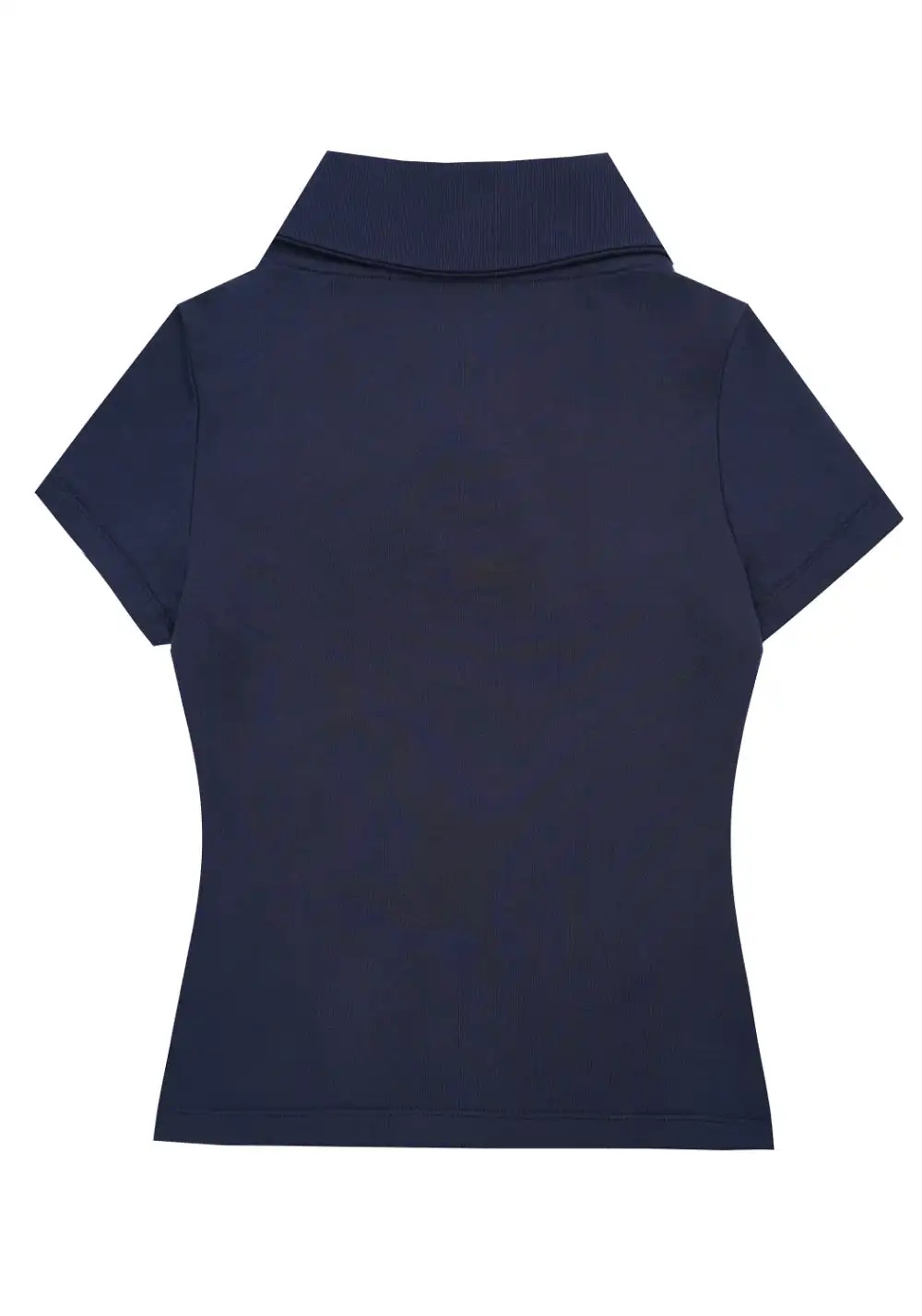 NyDkyel丨Prussian Blue Equestrian Tee - Wooden Button Accents