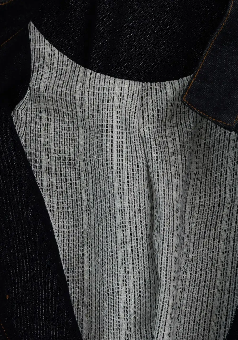 NyDkyel丨Denim Jacket - Raw Selvedge with Darting Details
