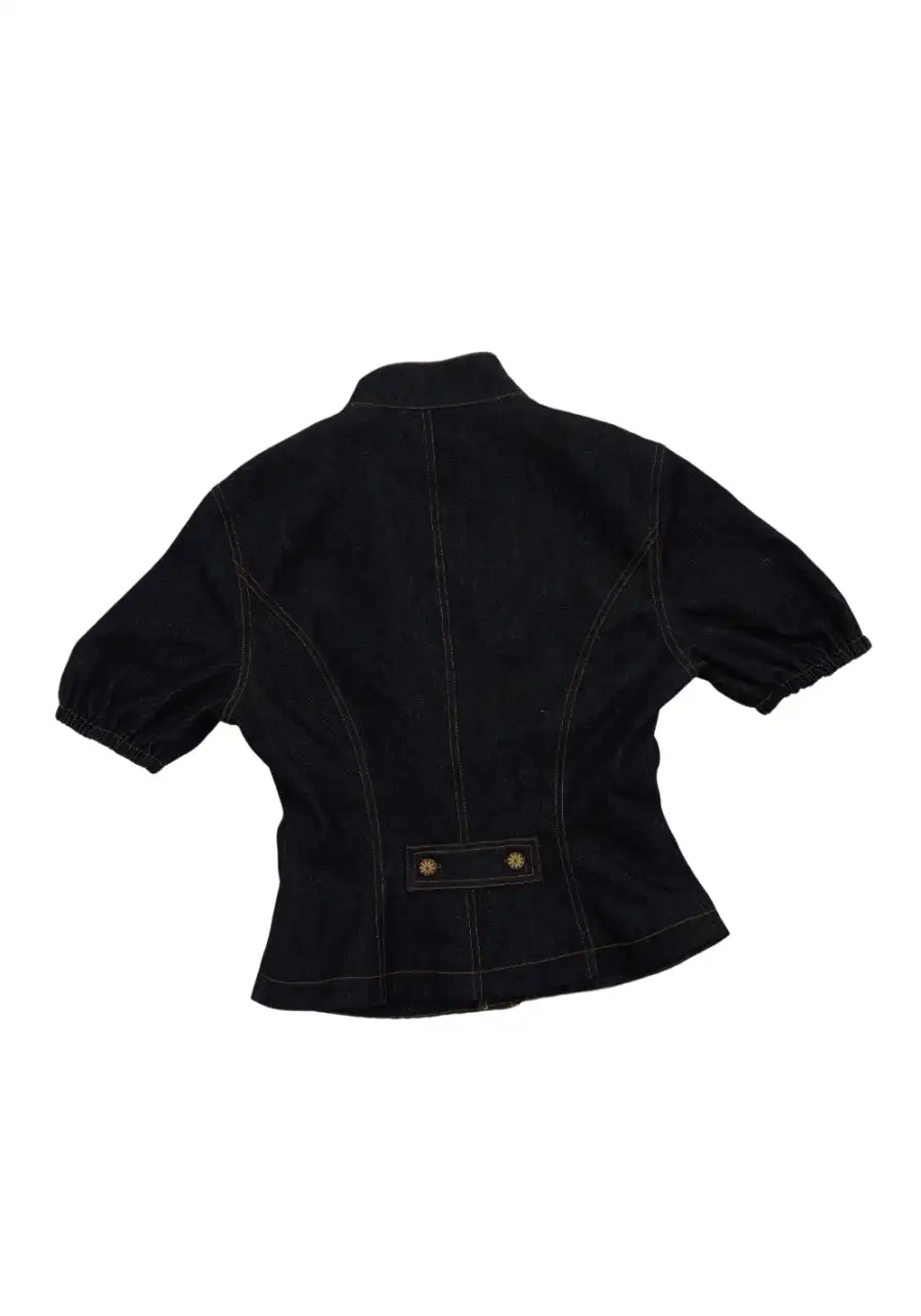 NyDkyel丨Denim Jacket - Raw Selvedge with Darting Details - 2